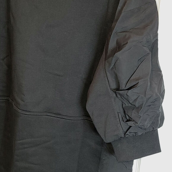 Anthropologie Daily Practice Mini Dress Tunic Top Sz Large Black Pullover $118 - Picture 8 of 16